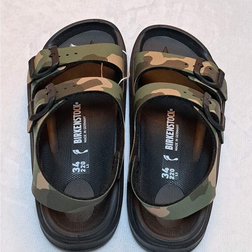 Birkenstock Milano Mogami Camo Black Sandals - Size 34 / 220 / L3 View 2